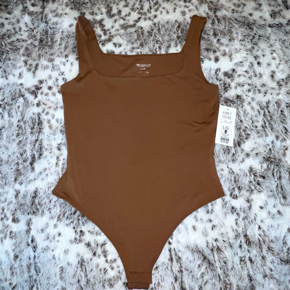 brown amazon bodysuit